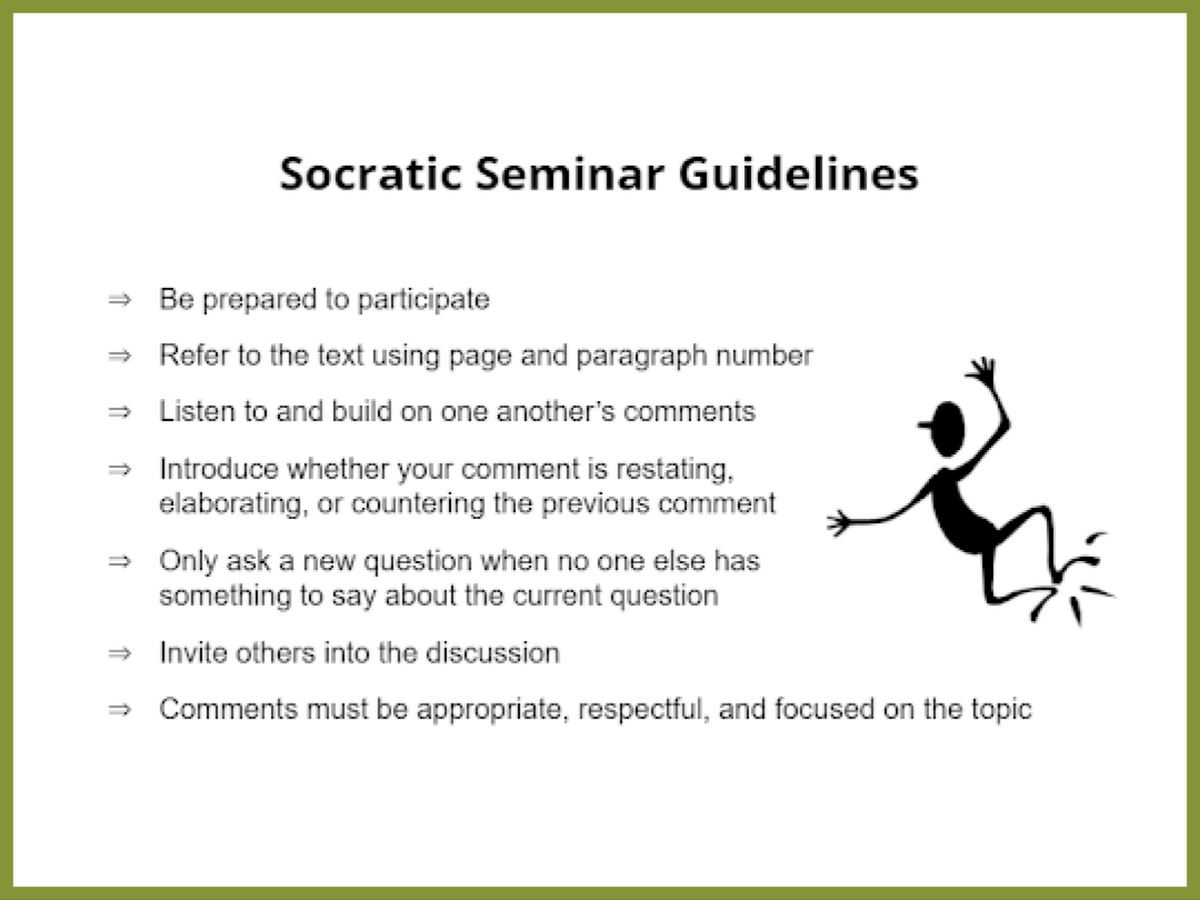 Screenshot - Graphic organizer for Socratic Seminars